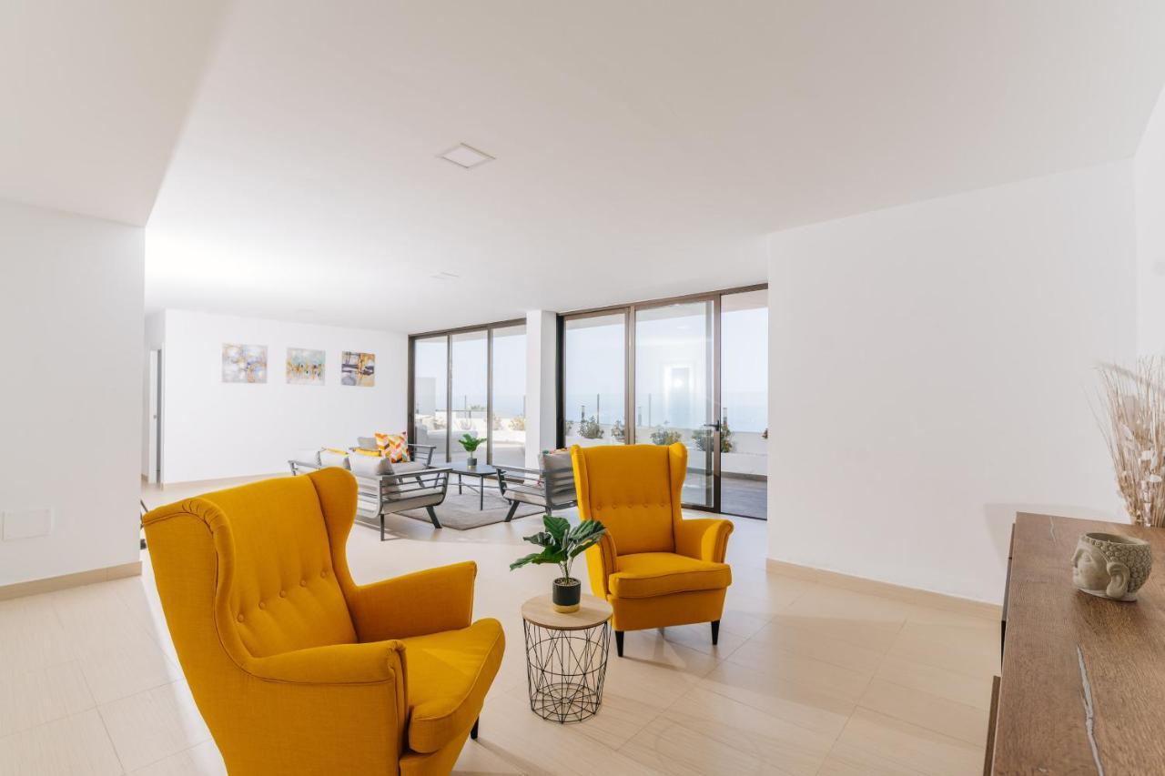 Sunset White Villa - Ocean View, Jakuzzi, Heated Pool, Air-Conditioning, Grill Playa de las Americas  Exterior photo